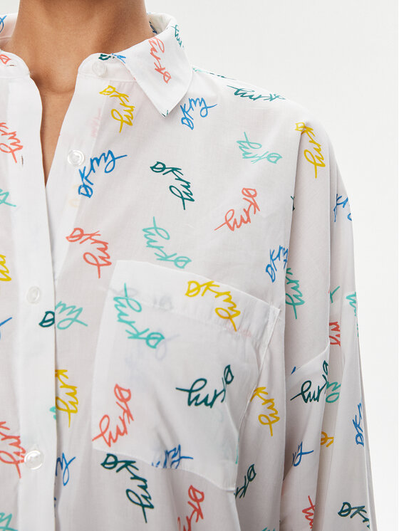 DKNY DKNY Camicia da notte YI30008 Bianco