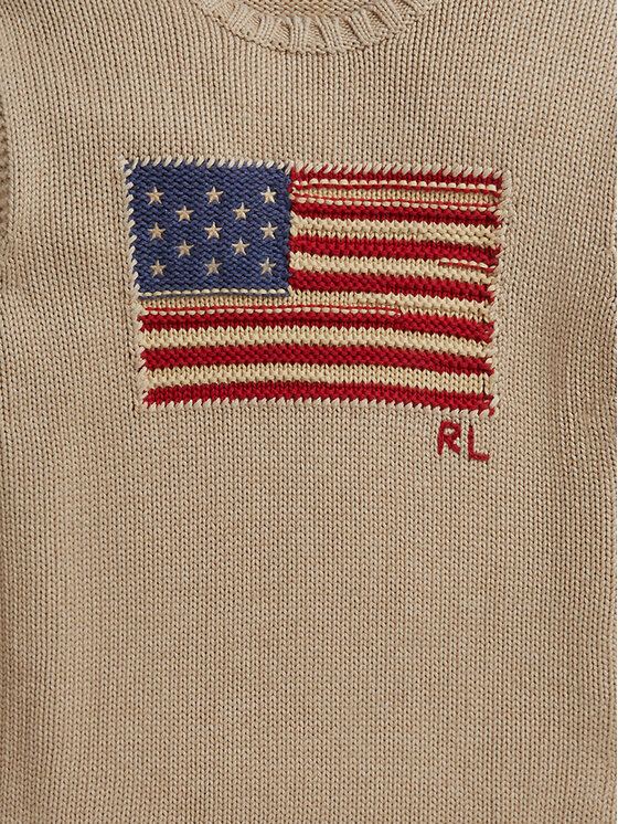 Polo Ralph Lauren Polo Ralph Lauren Sweter 323B18575001 Beżowy Regular Fit