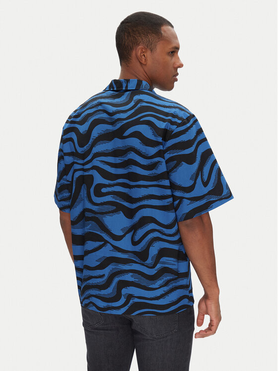 HUGO HUGO Ing Eligino 50539143 Kék Relaxed Fit