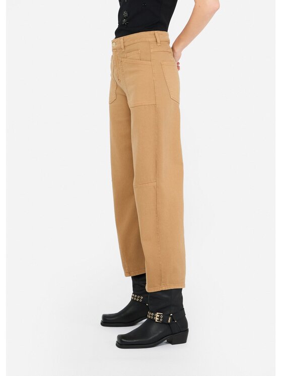 Liu Jo Liu Jo Pantaloni di tessuto UF5161T181880939 Beige Carrot Fit