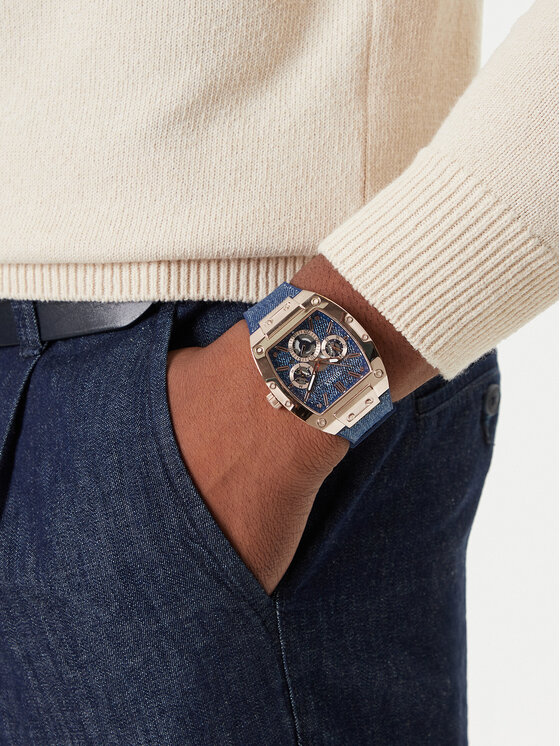 Guess Guess Pulkstenis GW0786G2 Zils
