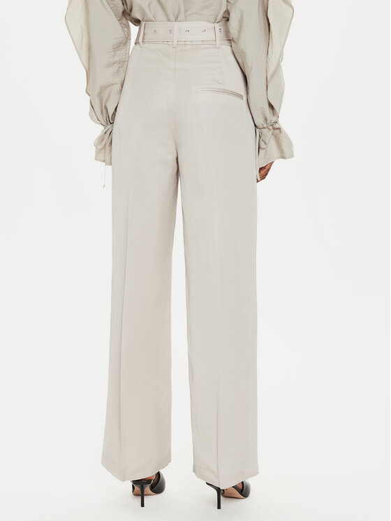 Karen by Simonsen Karen by Simonsen Riidest püksid Priscilla 10105042 Beež Loose Fit