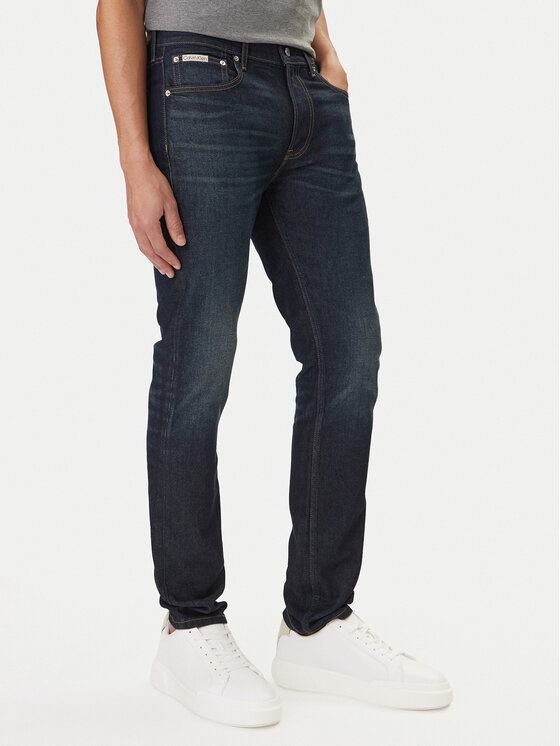 Calvin Klein Jeans Calvin Klein Jeans Džínsy LV04RD700G Tmavomodrá Tapered Fit
