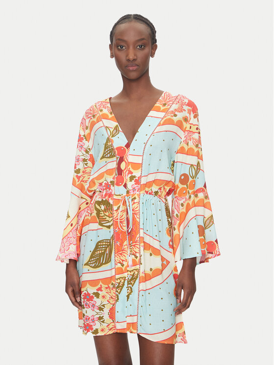 Maaji Maaji Plážové šaty Floral Groove Joy PT2472CPO010 Barevná Relaxed Fit