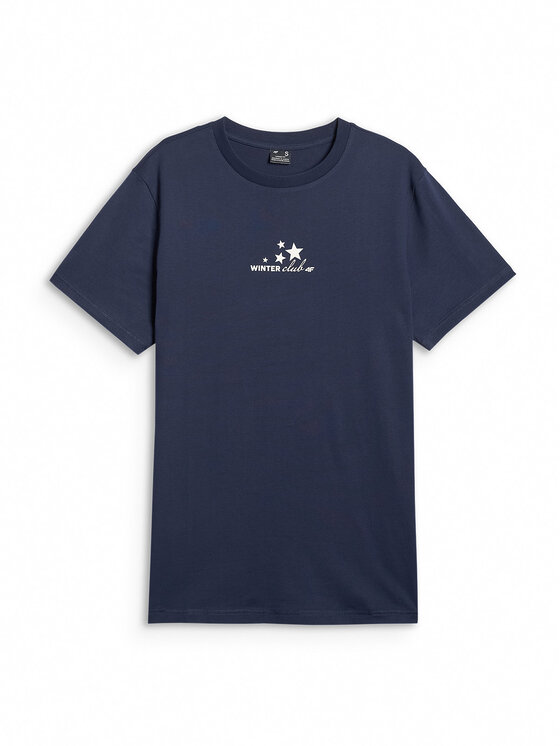 4F 4F T-Shirt SUMMIT BLISS Granatowy Oversize