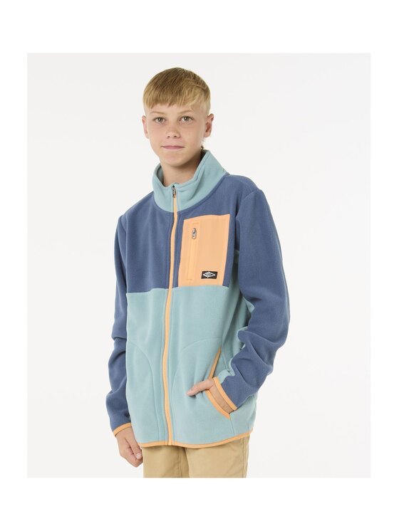 Rip Curl Rip Curl Bluza Raw Energy Block Fleece - Boy Niebieski Standard Fit