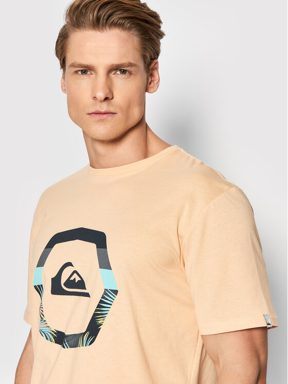 Quiksilver Quiksilver T-shirt Uprise EQYZT06663 Narančasta Regular Fit