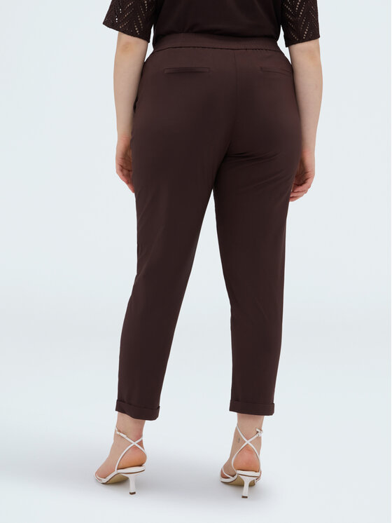 Fiorella Rubino Fiorella Rubino Spodnie materiałowe P025L002360N022 Brązowy Regular Fit