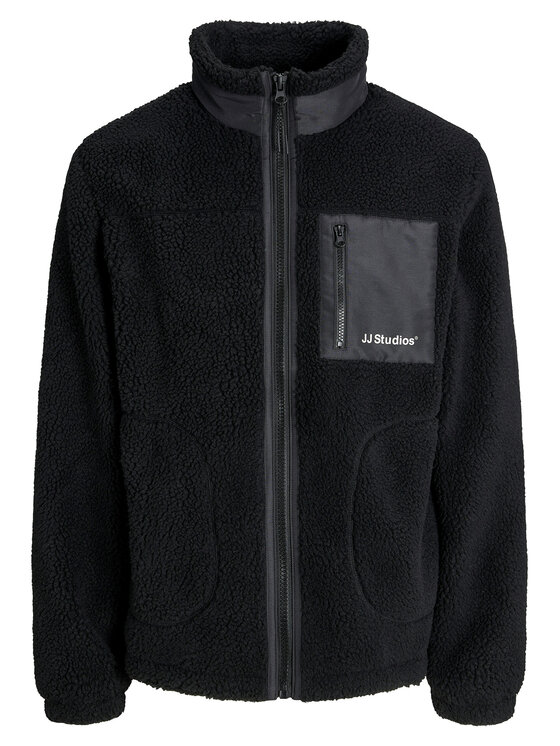 Jack & Jones Jack & Jones Флісовий реглан Soho 12278784 Чорний Regular Fit