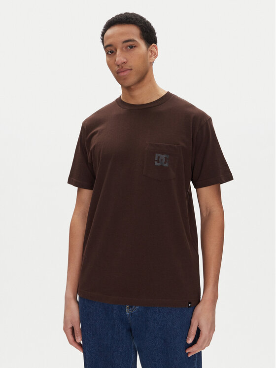 DC Shoes T-Shirt ADYZT05377 Brązowy Heritage Fit