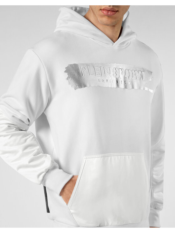 Plein Sport Plein Sport Bluza 1475 Biały Regular Fit