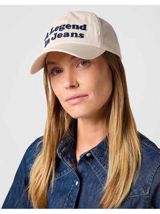 Wrangler Wrangler Czapka z daszkiem LOGO CAP Biały