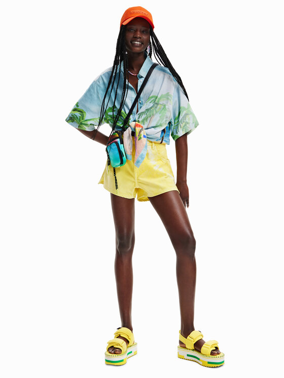 Camicia 23SWCW46 Multicolore Loose Fit