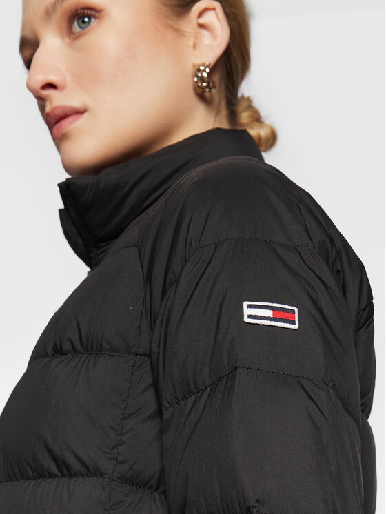 Tommy Jeans Tommy Jeans Μπουφάν πουπουλένιο DW0DW14929 Μαύρο Regular Fit