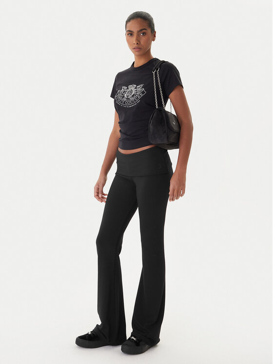 Juicy Couture Juicy Couture Legginsy Steven JCWBJ225314 Czarny Slim Fit