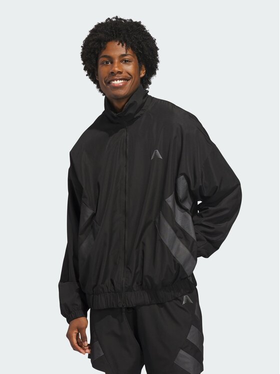 adidas adidas Wiatrówka 161028 Czarny Loose Fit
