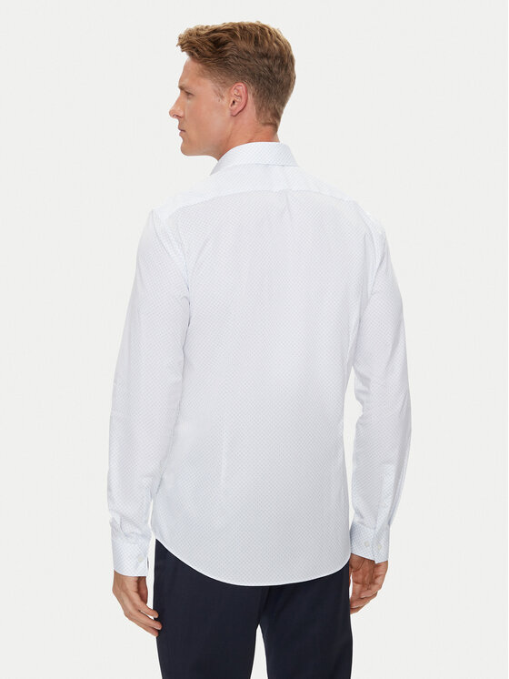 Calvin Klein Calvin Klein Marškiniai K10K113536 Balta Slim Fit