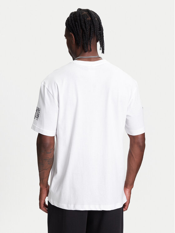 adidas adidas T-Shirt 90s Football Graphic JX3065 Biały Regular Fit