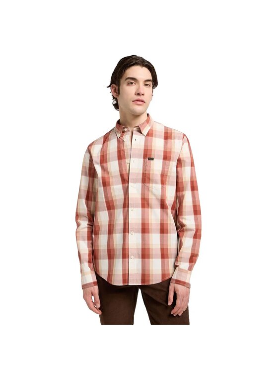 Lee Lee Koszula BUTTON DOWN Kolorowy Regular Fit