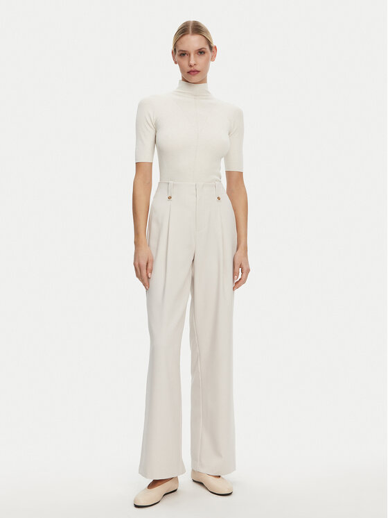 Calvin Klein Jeans Calvin Klein Jeans Spodnie materiałowe J20J225343 Szary Wide Leg