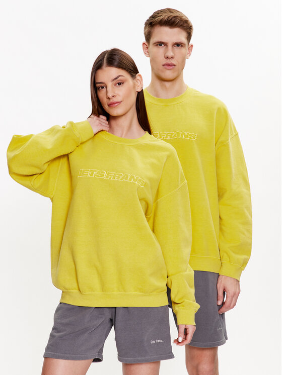 Felpa IF TONAL LOGO 76418904 Oro Loose Fit