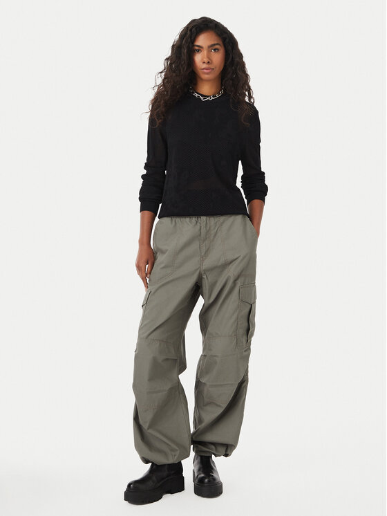 G-Star Raw G-Star Raw Kalhoty z materiálu D29375-D387 Zelená Loose Fit