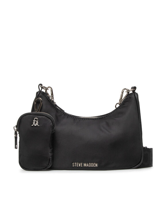 Steve Madden - Vital - Borsa a tracolla con catena, colore nero