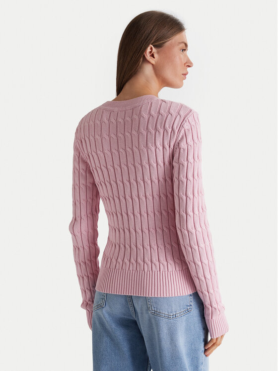 Tommy Hilfiger Tommy Hilfiger Megztinis WW0WW47644 Rožinė Regular Fit