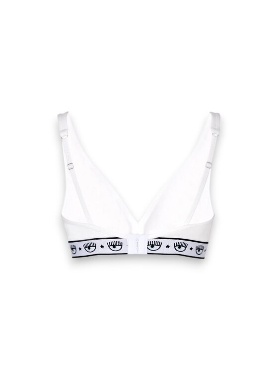 Chiara Ferragni Chiara Ferragni Reggiseno Reggiseno Chiara Ferragni Logomania Bianco