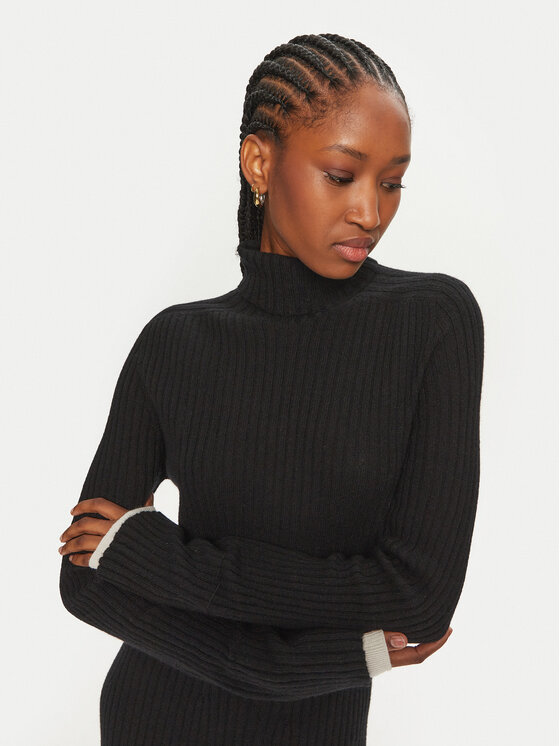 PINKO PINKO Φόρεμα υφασμάτινο Highlander 104470 A278 Μαύρο Regular Fit