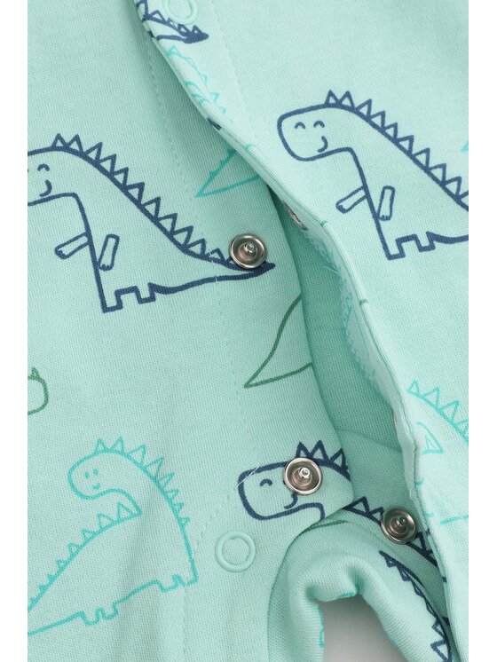 Coccodrillo Coccodrillo Pajac WC5404203PJS-031 Zielony Regular Fit