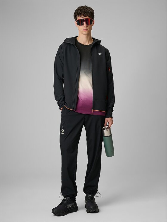 4F 4F T-shirt 4FRSS26TTSHM3815-20A Nero Relaxed Fit