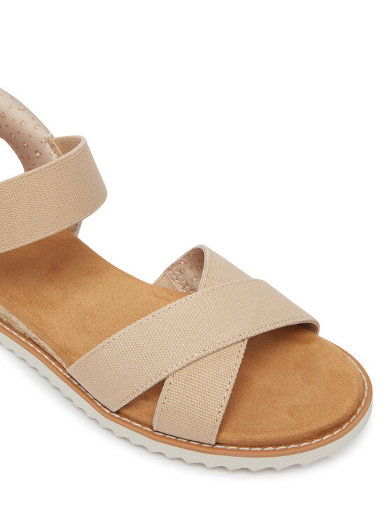 Skechers Skechers Sandali BOBS Desert Kiss - Golden Lily 114418/NAT Bež