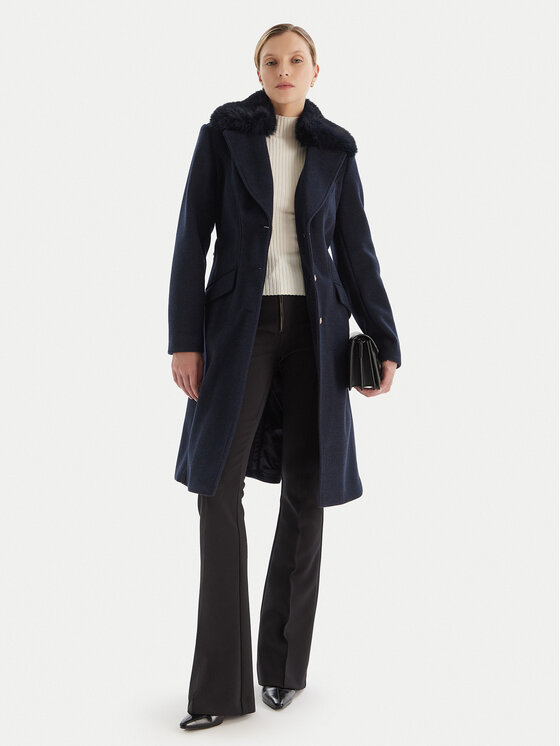 Guess Guess Cappotto di transizione W5BL25 W2672 Blu scuro Regular Fit