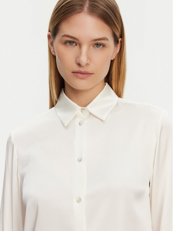 Max Mara Leisure Max Mara Leisure Marškiniai Kadiak 2516111027650 Écru Regular Fit