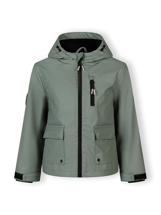 minoti minoti Kurtka przeciwdeszczowa 29COAT206 Zielony Regular Fit