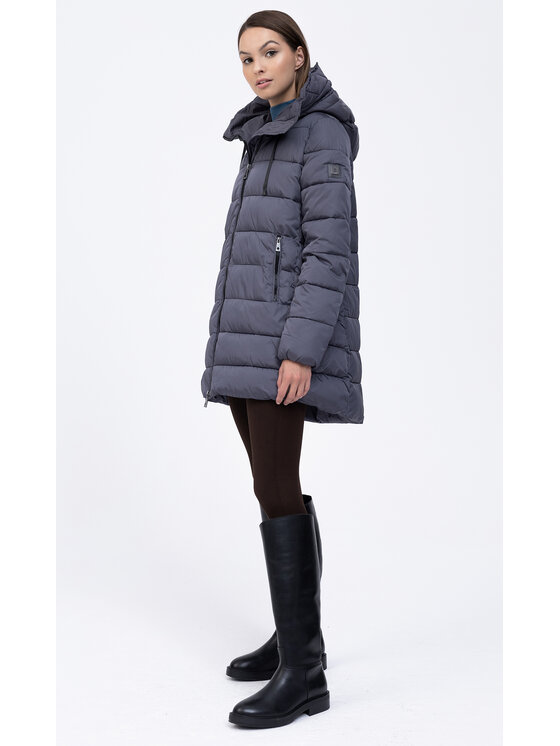 Tiffi Tiffi Kurtka damska LADY M Szary Regular Fit