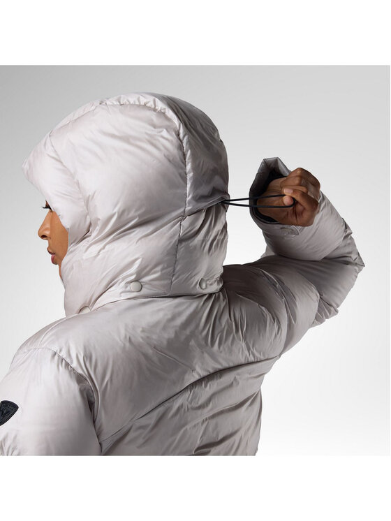 Rossignol Rossignol Kurtka zimowa W Abel Down Hoodie Jacket Srebrny Regular Fit