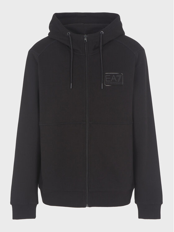 EA7 Emporio Armani Bluză 6RPM97 PJ07Z 1200 Negru Regular Fit
