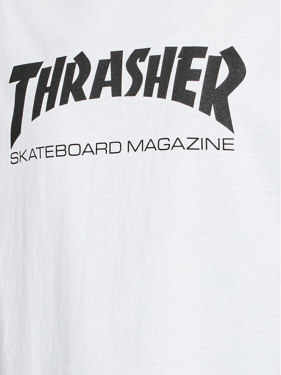 Thrasher T shirt Skatemag Blanc Regular Fit Modivo.fr