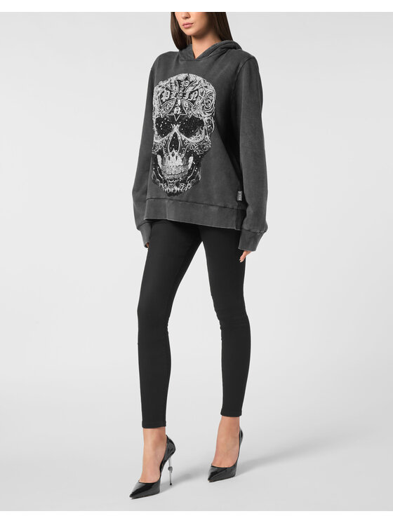 PHILIPP PLEIN PHILIPP PLEIN Bluza 25959 Czarny Regular Fit