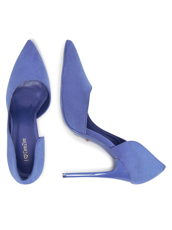 DeeZee DeeZee Pantofi cu toc subțire DZ0024 Albastru