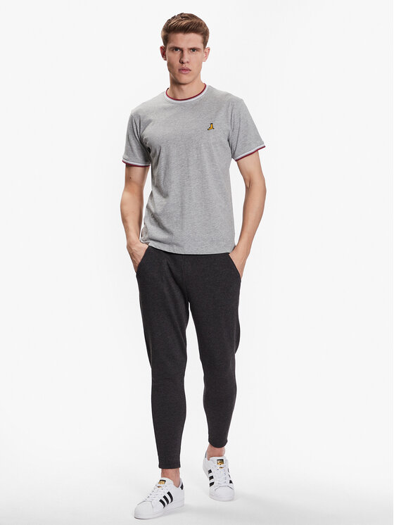 Brave Soul Brave Soul T-shirt MTS-149FEDERERG Siva Regular Fit