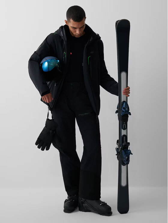 4F 4F Spodnie narciarskie 4F PRO SKI Czarny Regular Fit