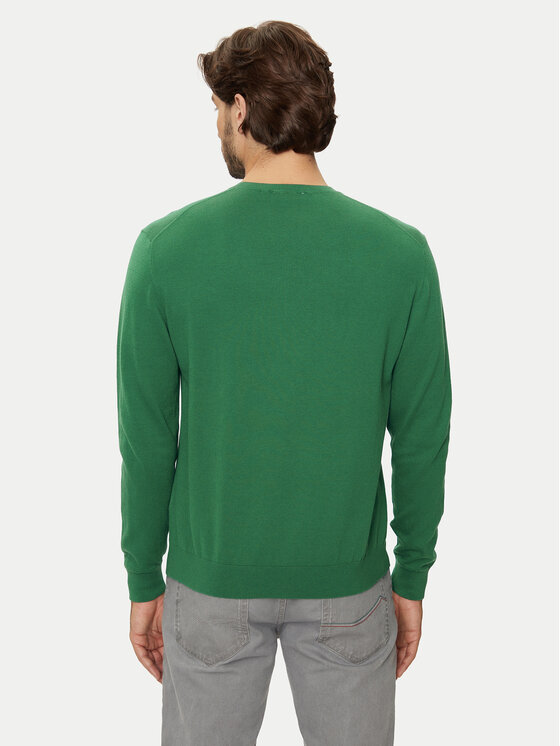 United Colors Of Benetton United Colors Of Benetton Pulover 10CVU1N60 Zelena Regular Fit