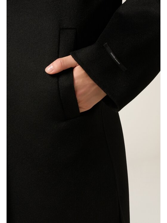 Oltre Oltre Cappotto 0062J000103N033 Nero Baggy Fit