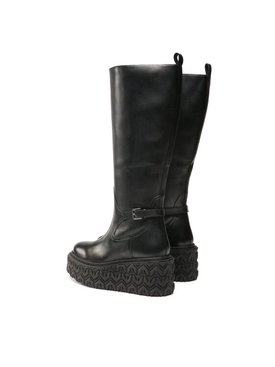 Patrizia Pepe Patrizia Pepe Ботуши 8Y0057/L078-K103 Черен