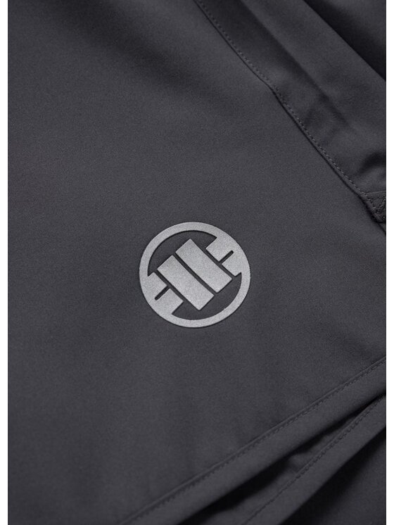 PITBULL PITBULL Szorty sportowe Small Logo II Szary Regular Fit