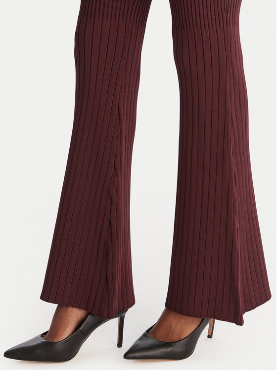 Marciano Guess Marciano Guess Hlače iz tkanine 5YGB29 5881Z Bordo rdeča Regular Fit