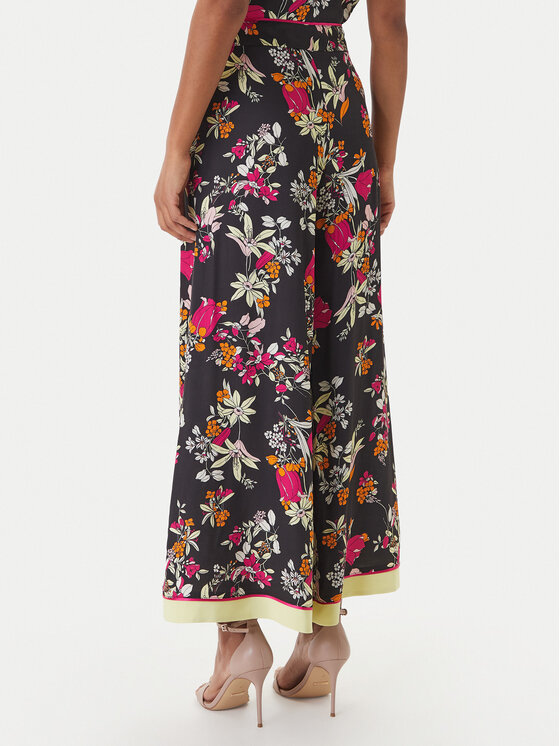 Simona Corsellini Simona Corsellini Штани з тканини P26CPPG00301 Чорний Regular Fit